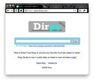 ... できるサイト】Dirpy – YouTube to Mp3 Converter