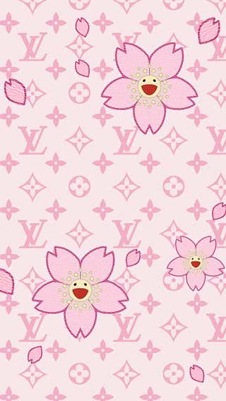 【43位】ルイヴィトン ＆ 桜|桜のiPhone壁紙
