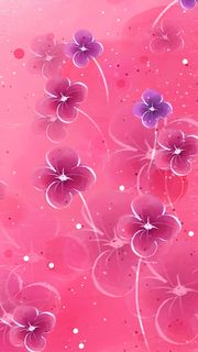 ピンクの花柄