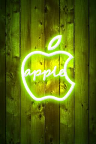 アップル型のネオン