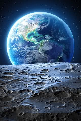 【124位】月面から見た地球