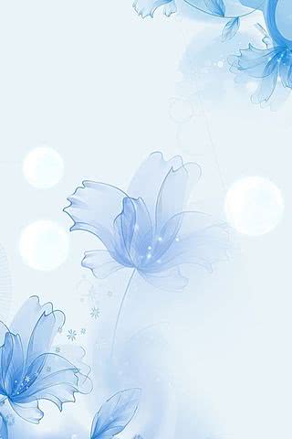 【164位】花柄 - ブルー