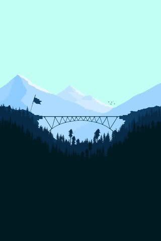 森の橋