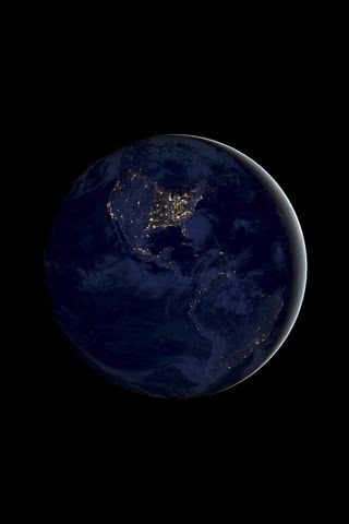 夜の地球