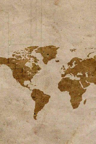 古びた世界地図
