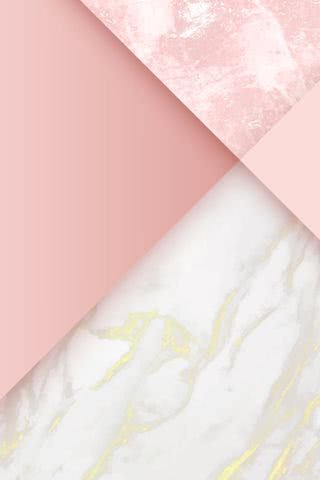 大理石 - ピンク／ホワイト