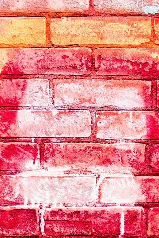 赤い煉瓦の壁