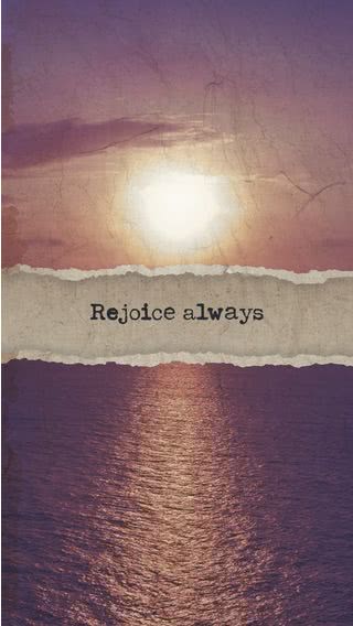【新着10位】Rejoice always