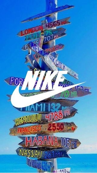 【68位】Nike | 夏っぽいおしゃれなiPhone壁紙