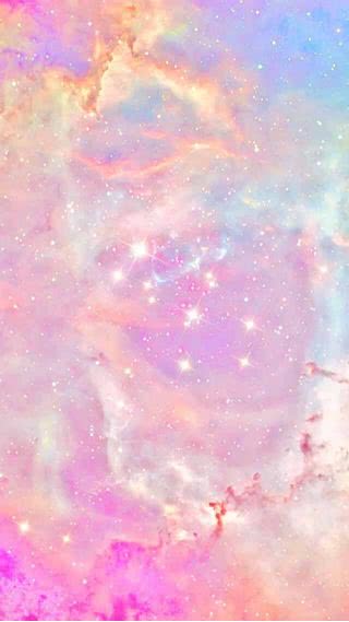 【136位】ピンク色の星空