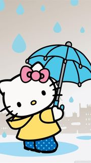 ハローキティ(雨）