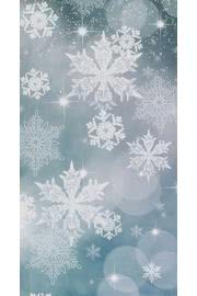 雪の結晶模様のiPhone壁紙