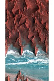 赤い砂漠 | 航空写真