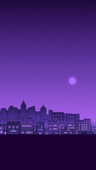 夜の街 - イラスト