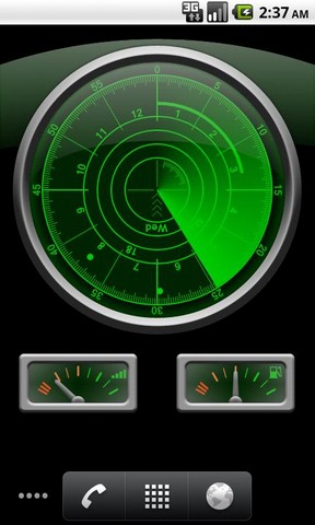 Radar Clock Lwp Green スマホ ライブ壁紙ギャラリー