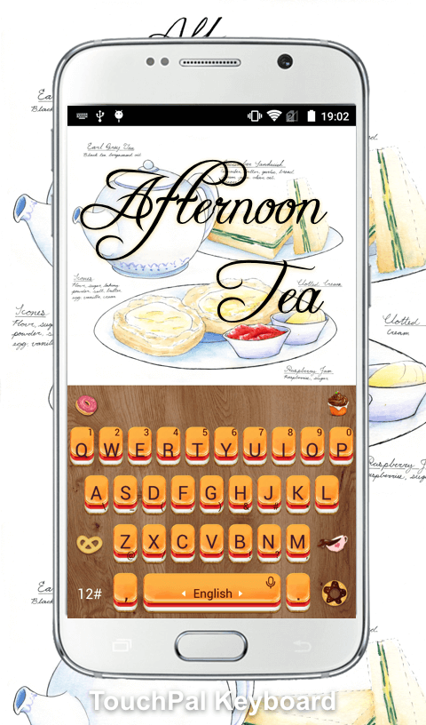 Afternoon Tea Keyboard Theme スマホ ライブ壁紙ギャラリー