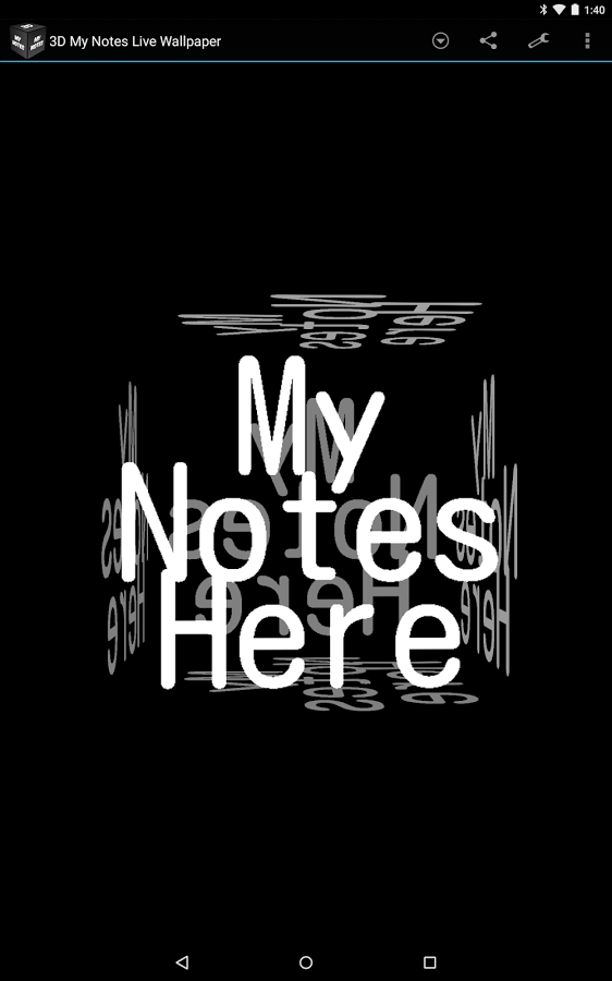 3d My Notes Live Wallpaper スマホ ライブ壁紙ギャラリー