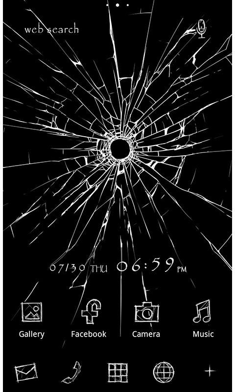 Cool Theme Screen Crack スマホ ライブ壁紙ギャラリー