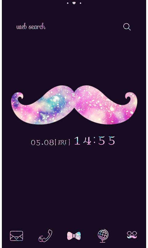 Wallpaper Moustache Universe スマホ ライブ壁紙ギャラリー