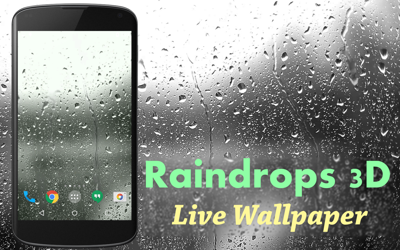 Raindrops 3d Live Wallpaper スマホ ライブ壁紙ギャラリー