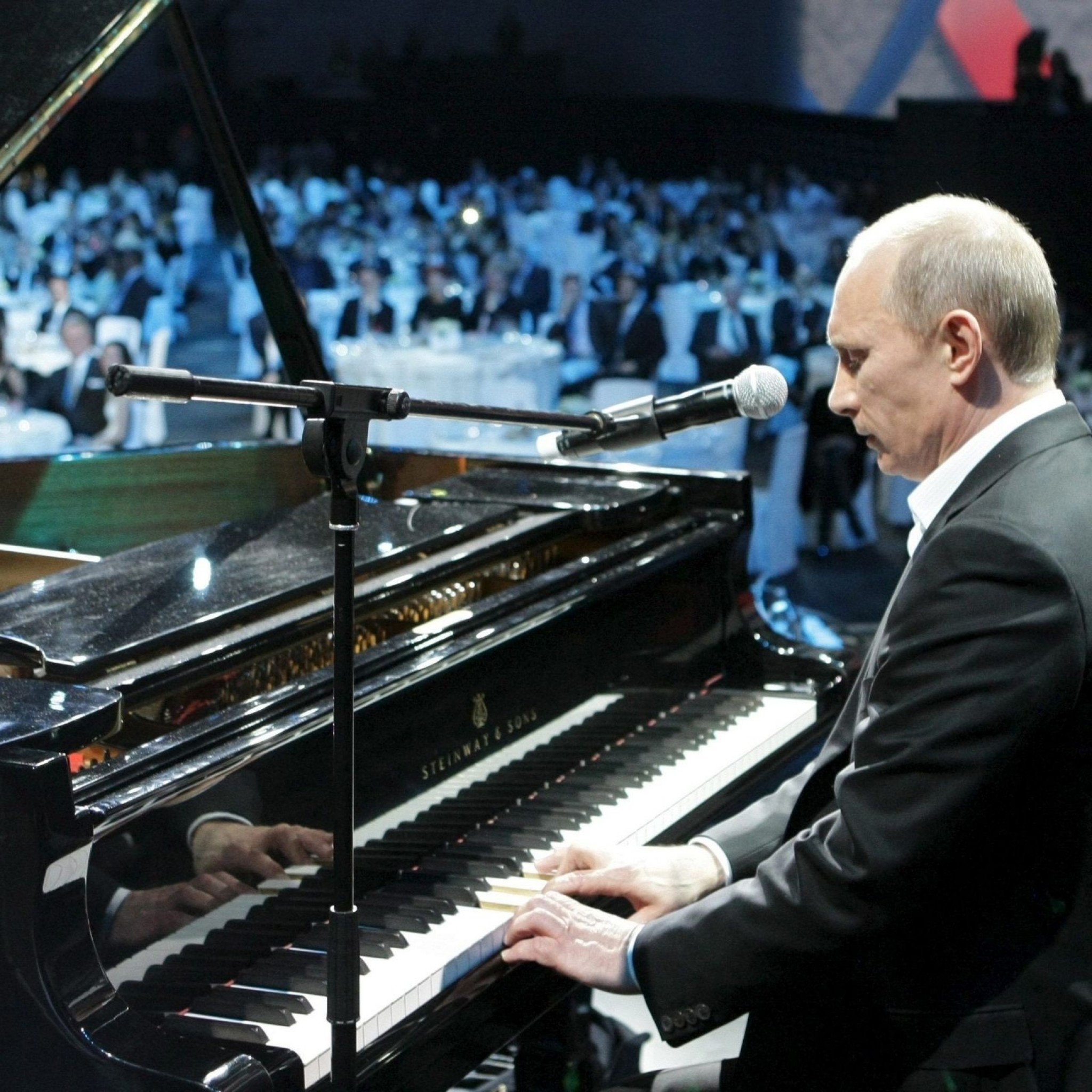 Raquo プーチンロシア大統領ピアノを弾く Hdの壁紙 Ipad