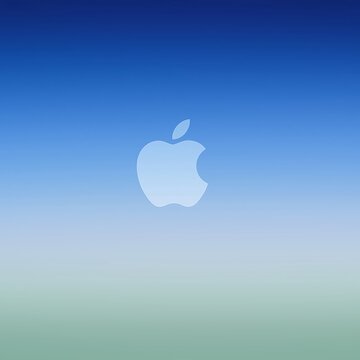 Apple - グラデーションブルー