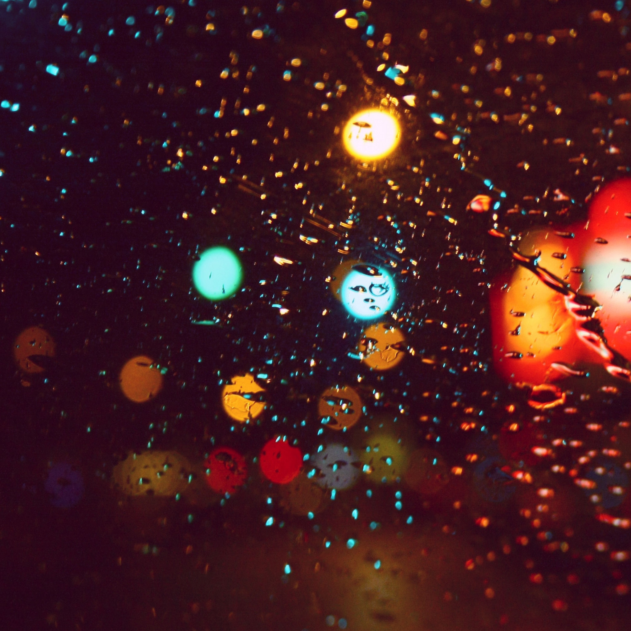 雨の夜景 Ipad タブレット壁紙ギャラリー