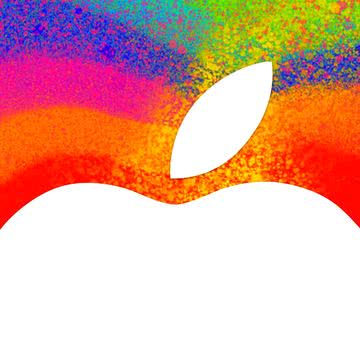 Apple カラフルの壁紙