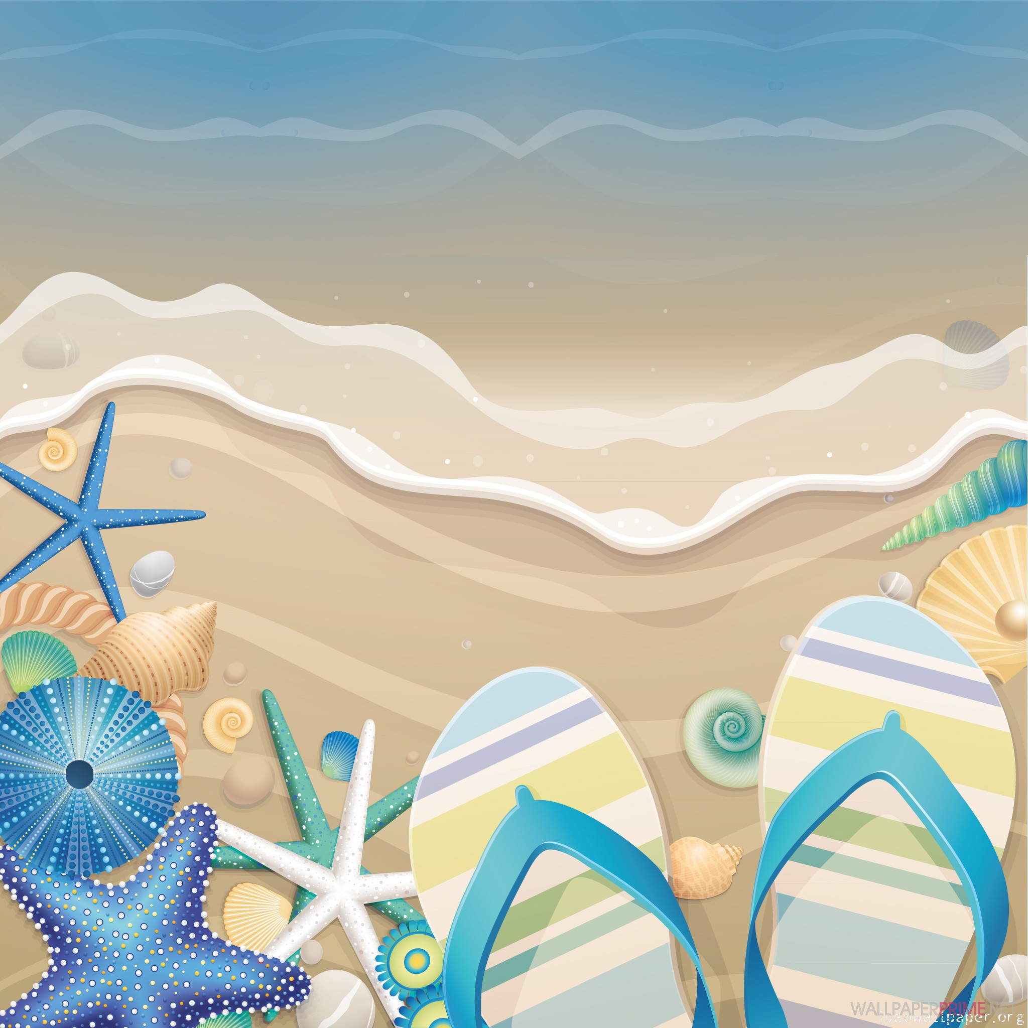 人気5位 イラスト 夏の海の思い出 Ipad タブレット壁紙ギャラリー