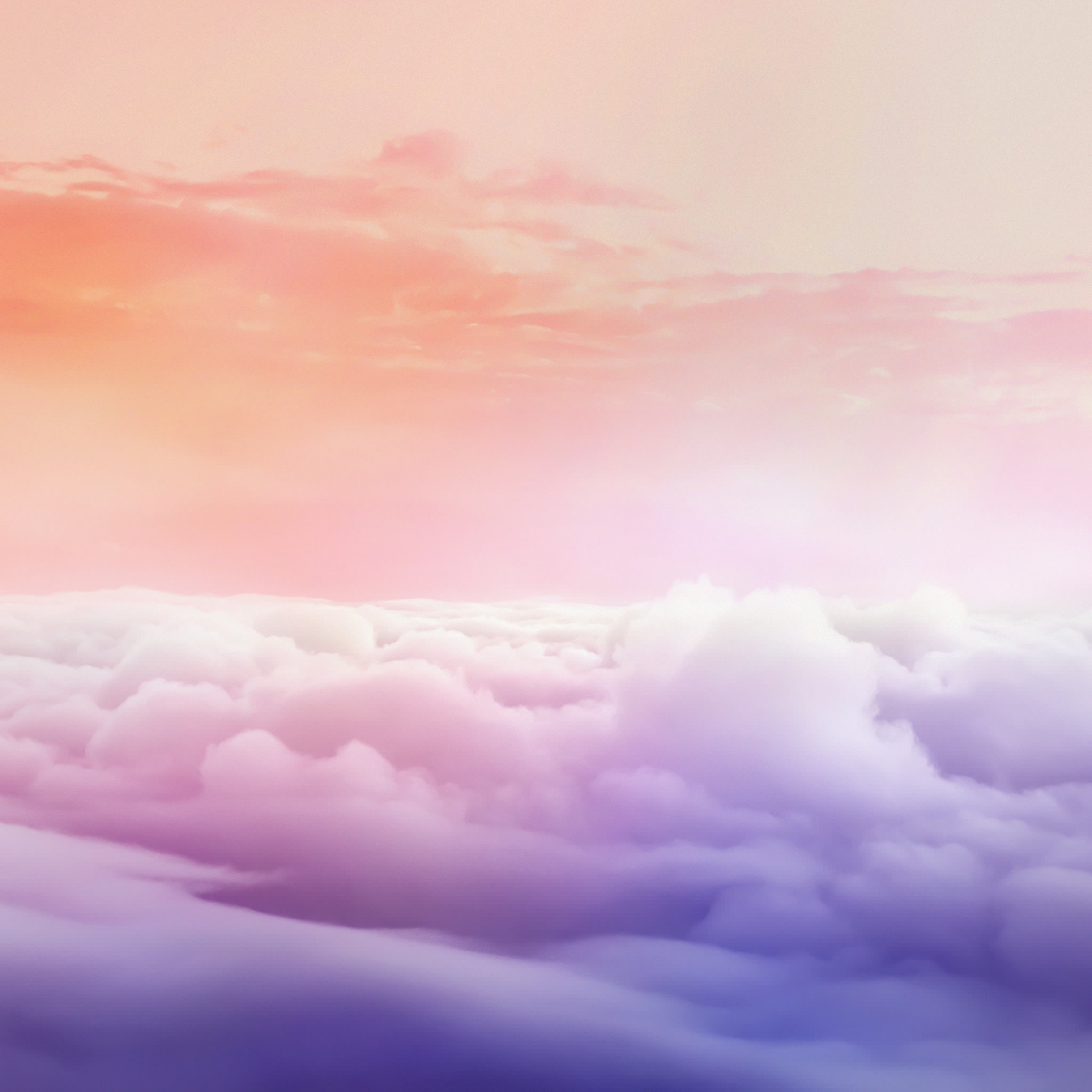 パステル色の雲 Ipad タブレット壁紙ギャラリー