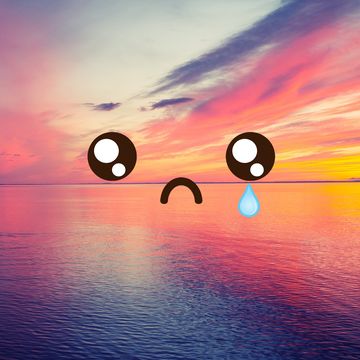 Sad sunset