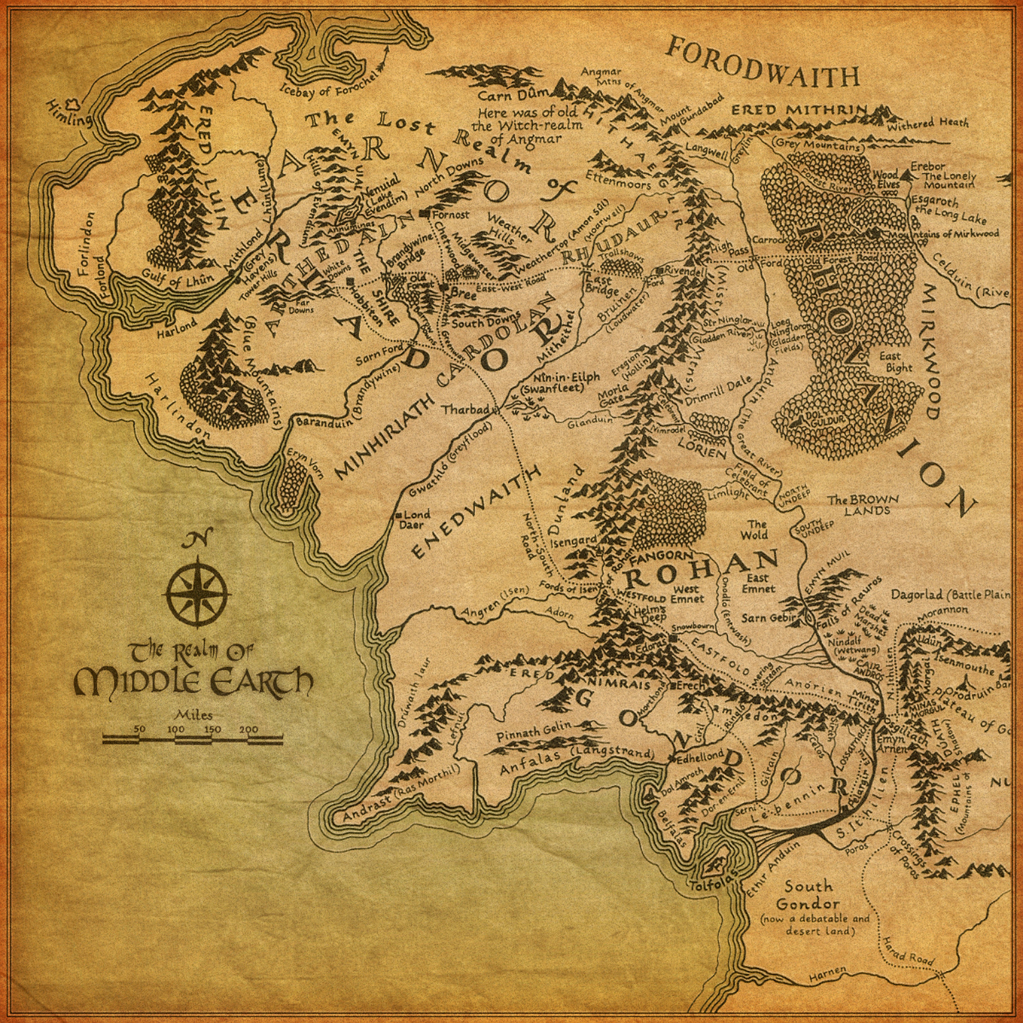 Maps For Map Of Middle Earth Iphone Wallpaper Ipad タブレット