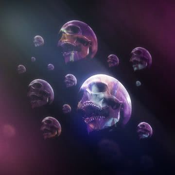 Purple Skull