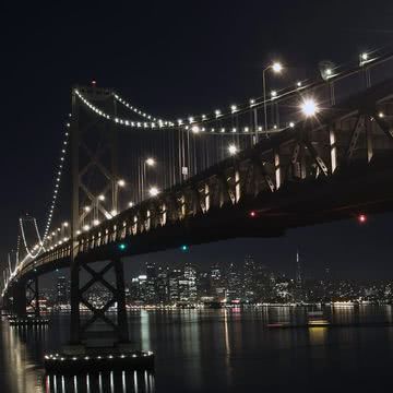 橋の夜景