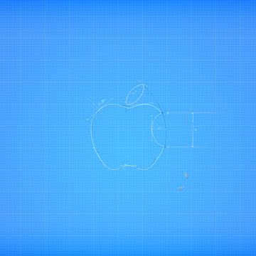 アップルロゴの設計図