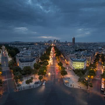 パリの夜景