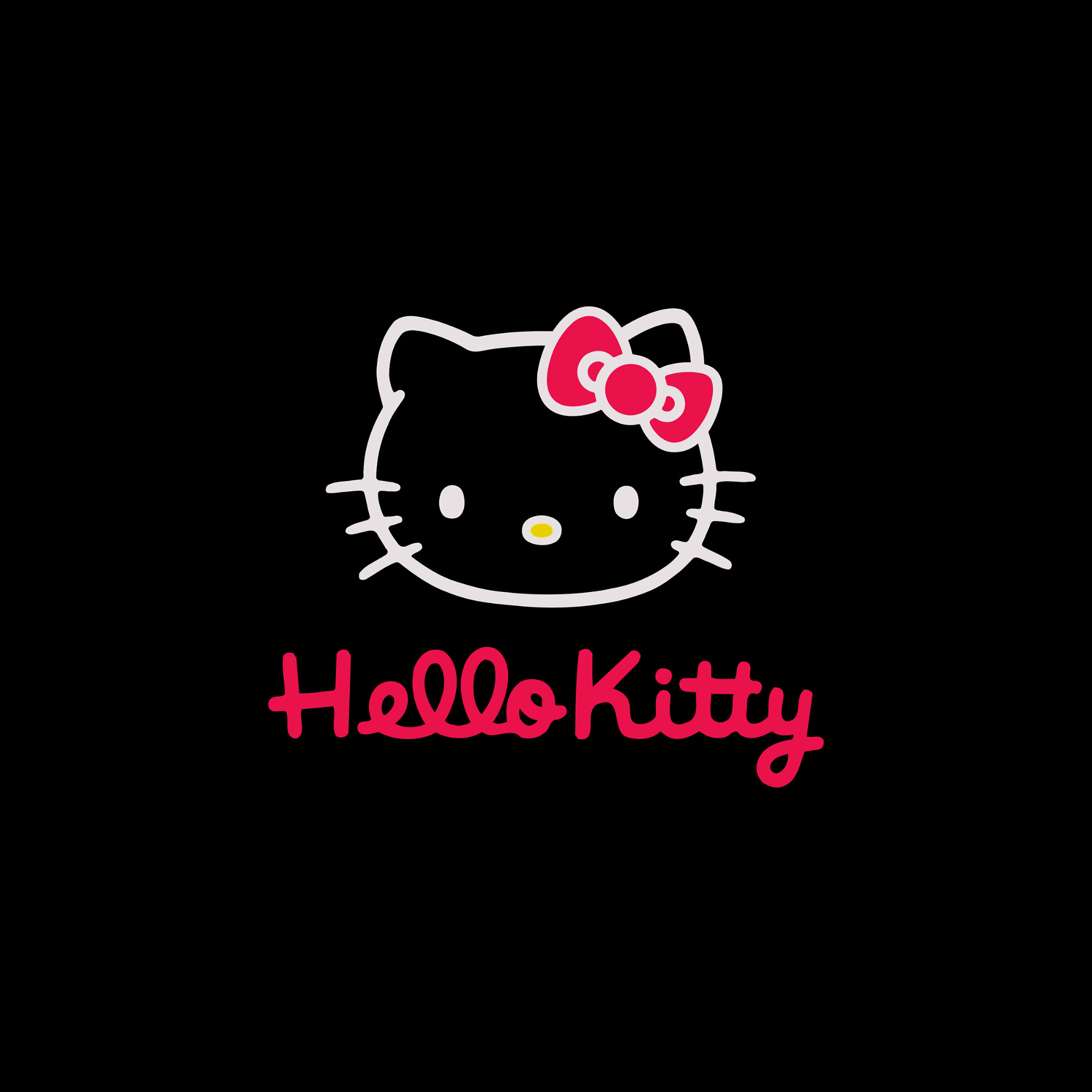 Hello Kitty ブラック Ipad タブレット壁紙ギャラリー