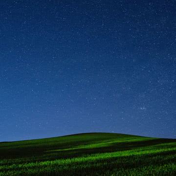 草原の夜