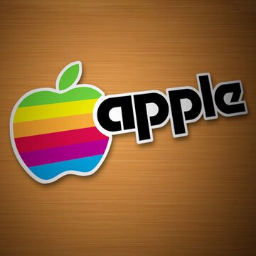 Apple - レインボーロゴ