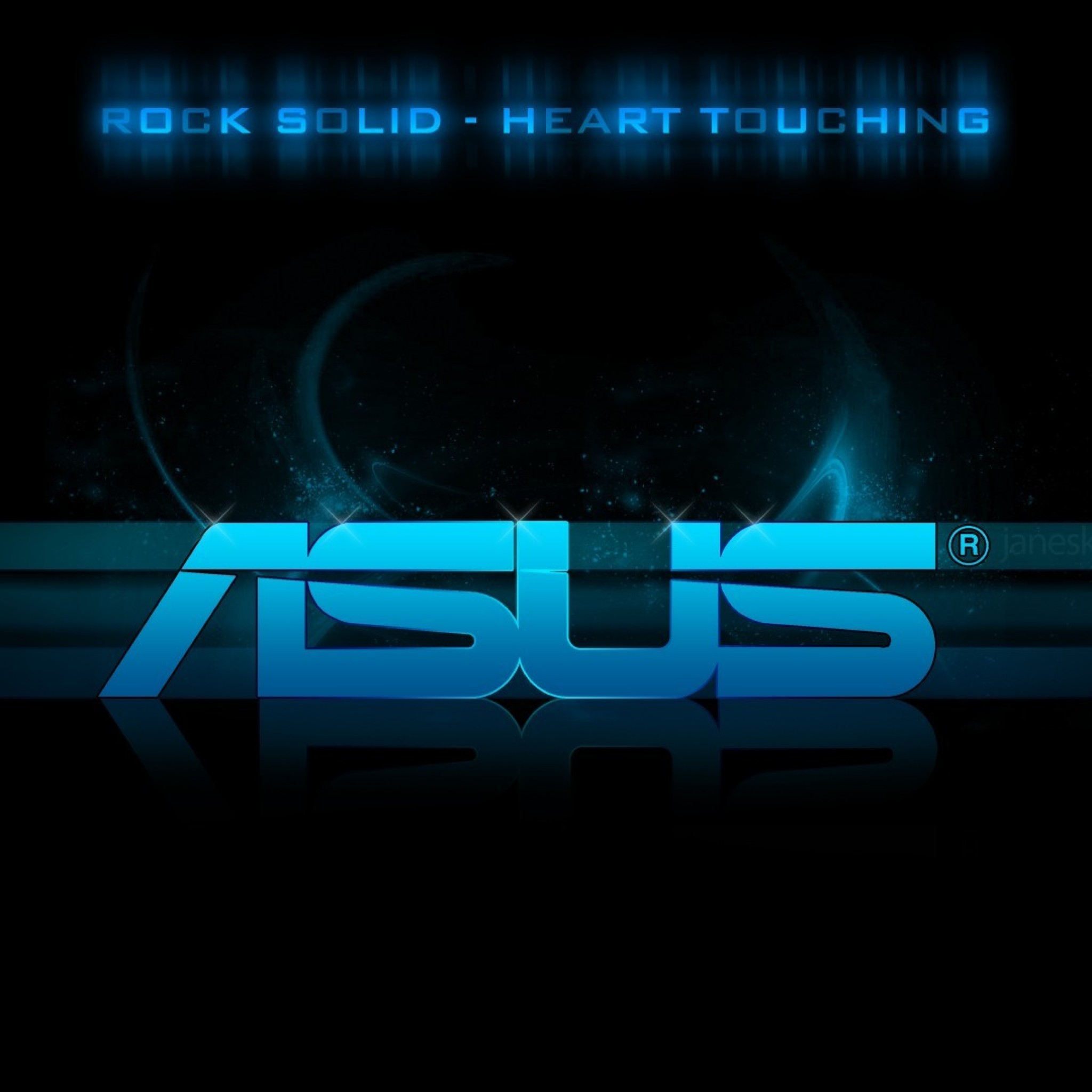 Asus Blue And Black Hd Wallpaper Wallpapers Online Ipad