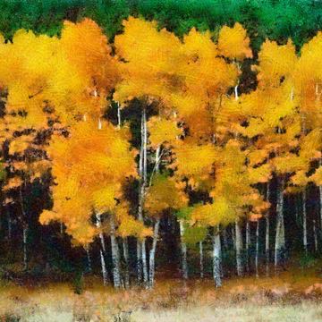 秋の森 | 絵画のiPad壁紙