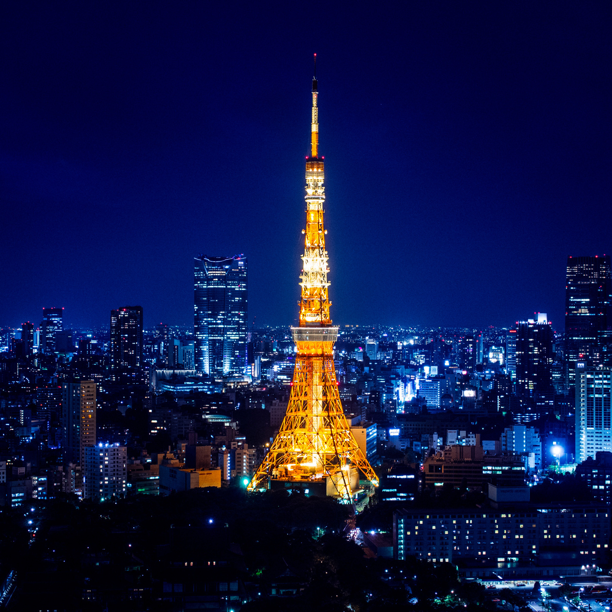 東京タワー 夜景 風景の壁紙 Ipad タブレット壁紙ギャラリー