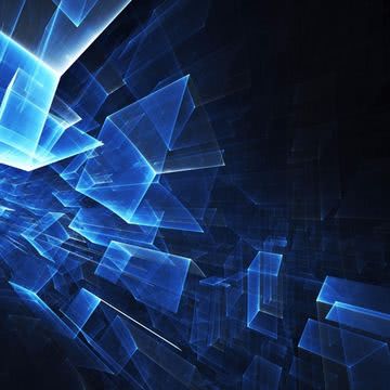 Blue Cubes Wallpaper