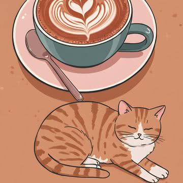 猫とコーヒー