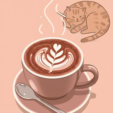 猫とコーヒー