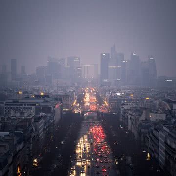 夜景 パリ 風景の壁紙