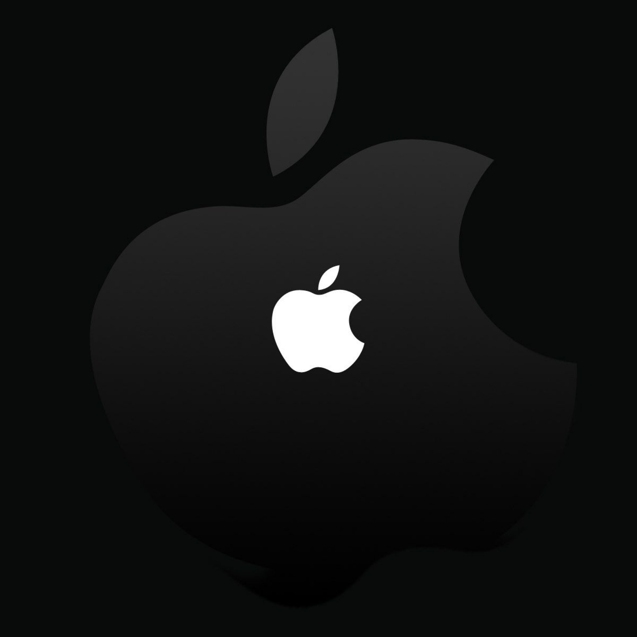 アップル ブラックホワイトのロゴ 無料の壁紙 Ipad タブレット