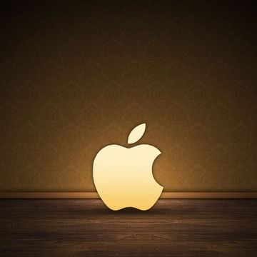 アップル型のライト