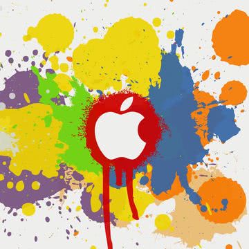 Graffiti Apple logo