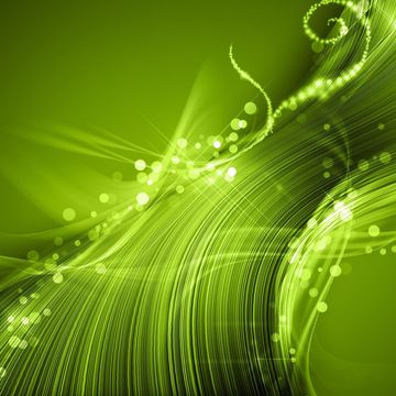 Green Abstract iPad Wallpaper